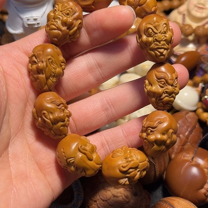橄榄核手串/手链写实罗汉