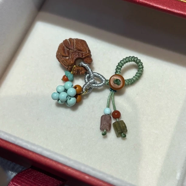 X-024小璐仙仙如意坊葡萄小提溜小挂件