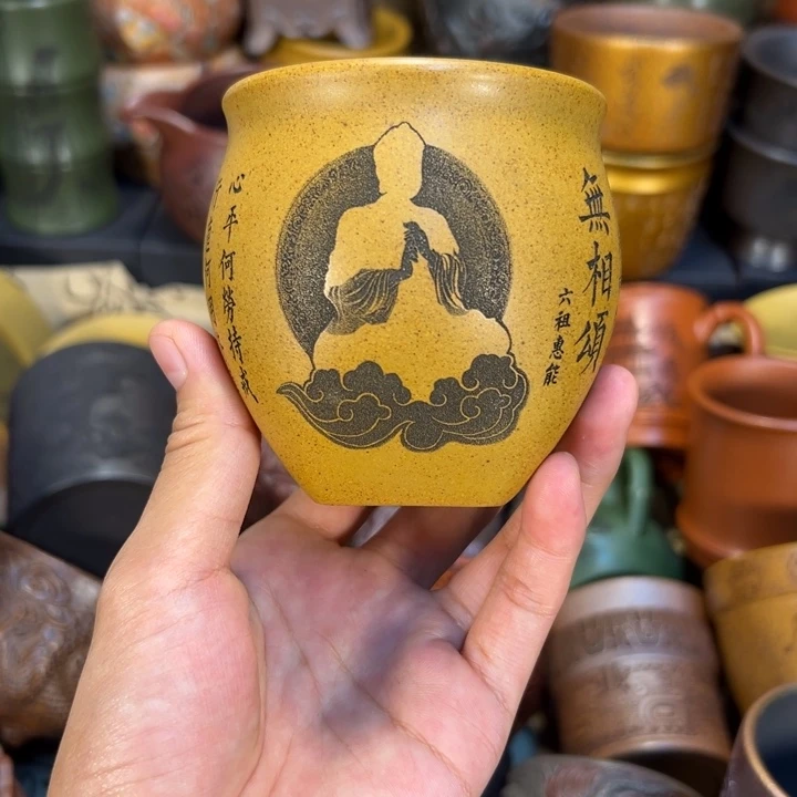 茶杯紫砂宜兴紫砂杯子