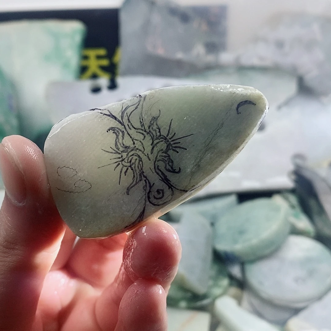 散珠翡翠天然缅甸翡翠a货70