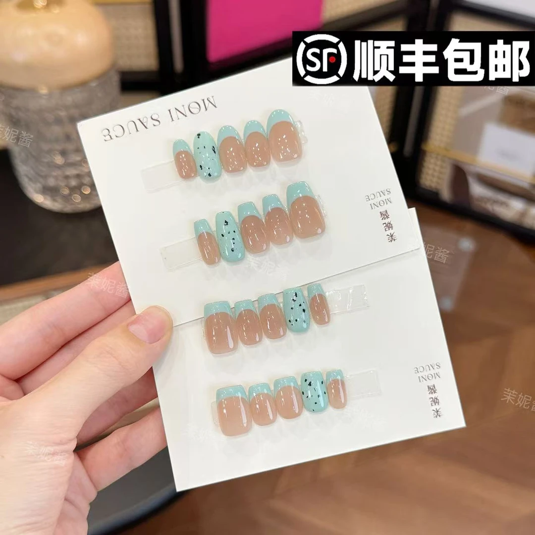 【知更鸟】moni sauce茉妮酱设计穿戴甲气质流行经典ins风手工