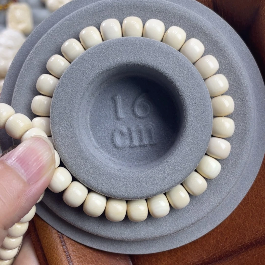 猛犸象牙手串/手链/手镯8老型单圈