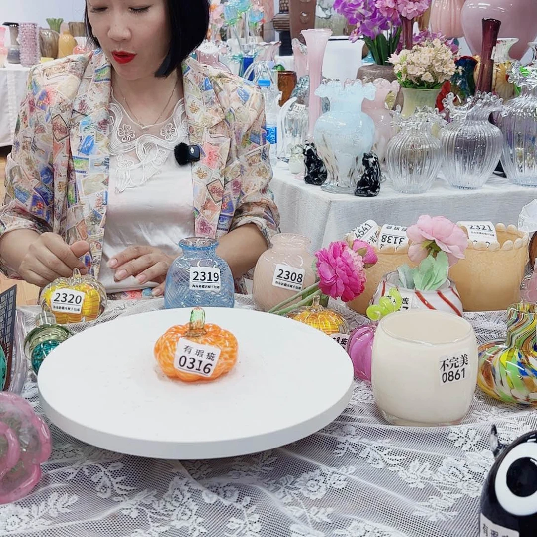 0316 安妮家居琉璃花瓶摆件