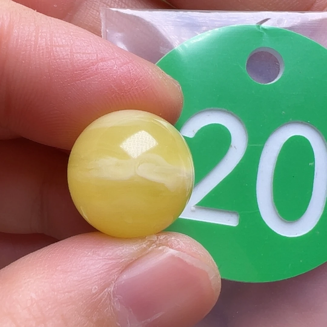 蜜蜡未镶嵌珠宝奇石14m m