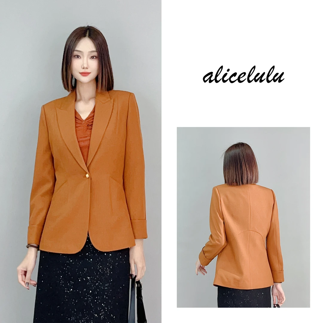 1 ALICE 橙意之作短外套 洋气西式立裁 S2140786A