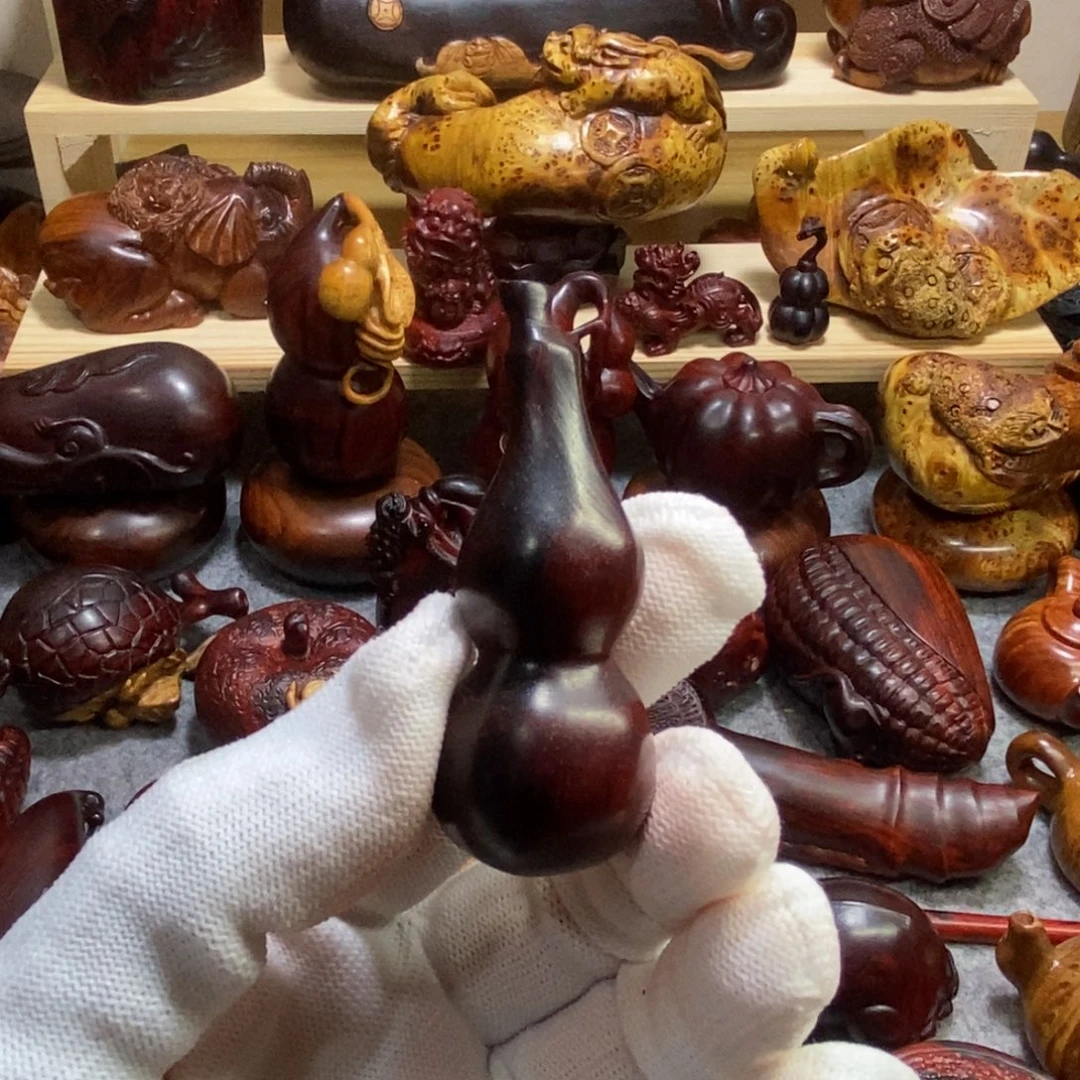 炅***炅檀香紫檀（小叶紫檀）无事牌小叶紫檀葫芦