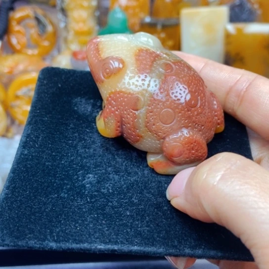 石英质玉（黄龙玉）未镶嵌颈饰