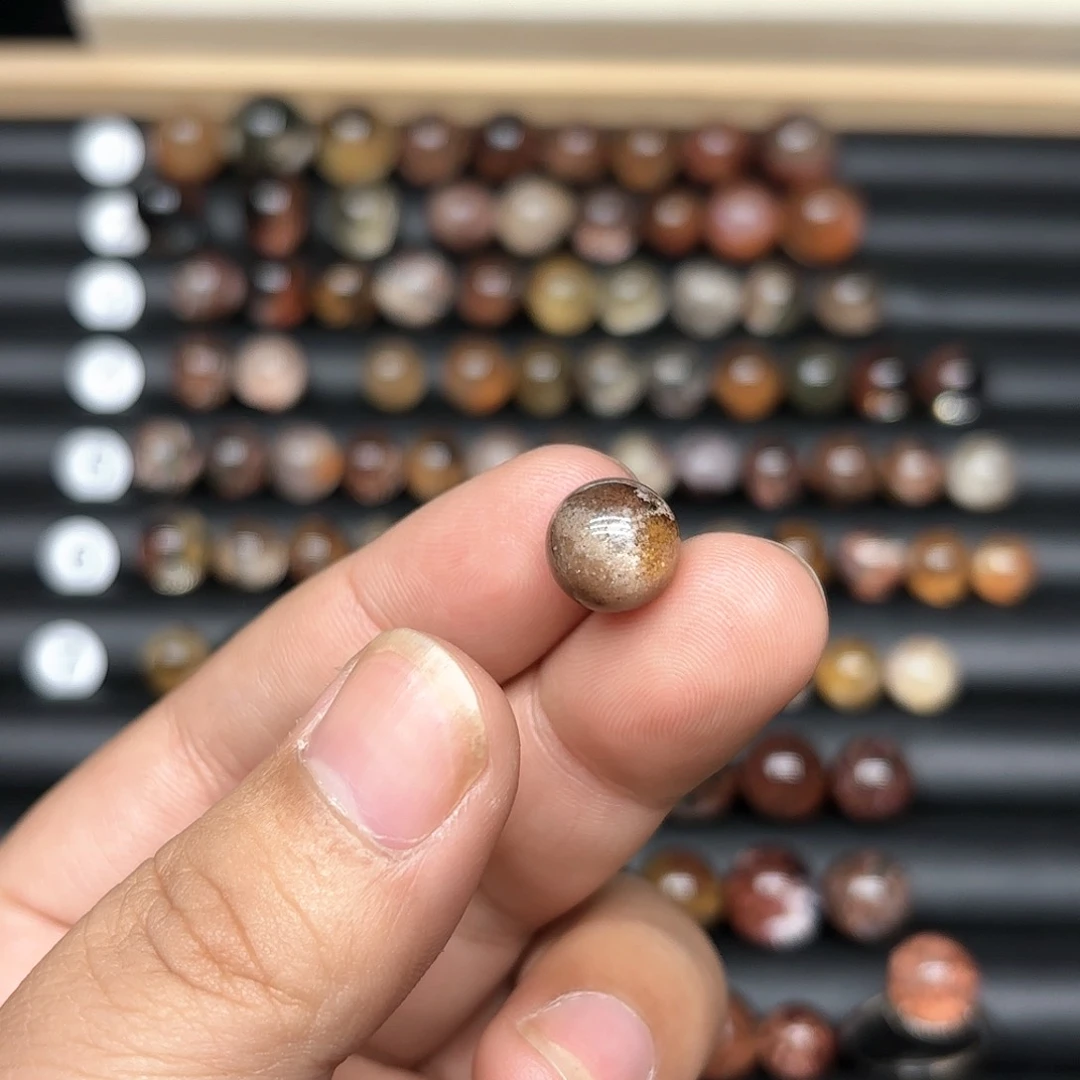 水晶单珠未镶嵌晴*?打孔