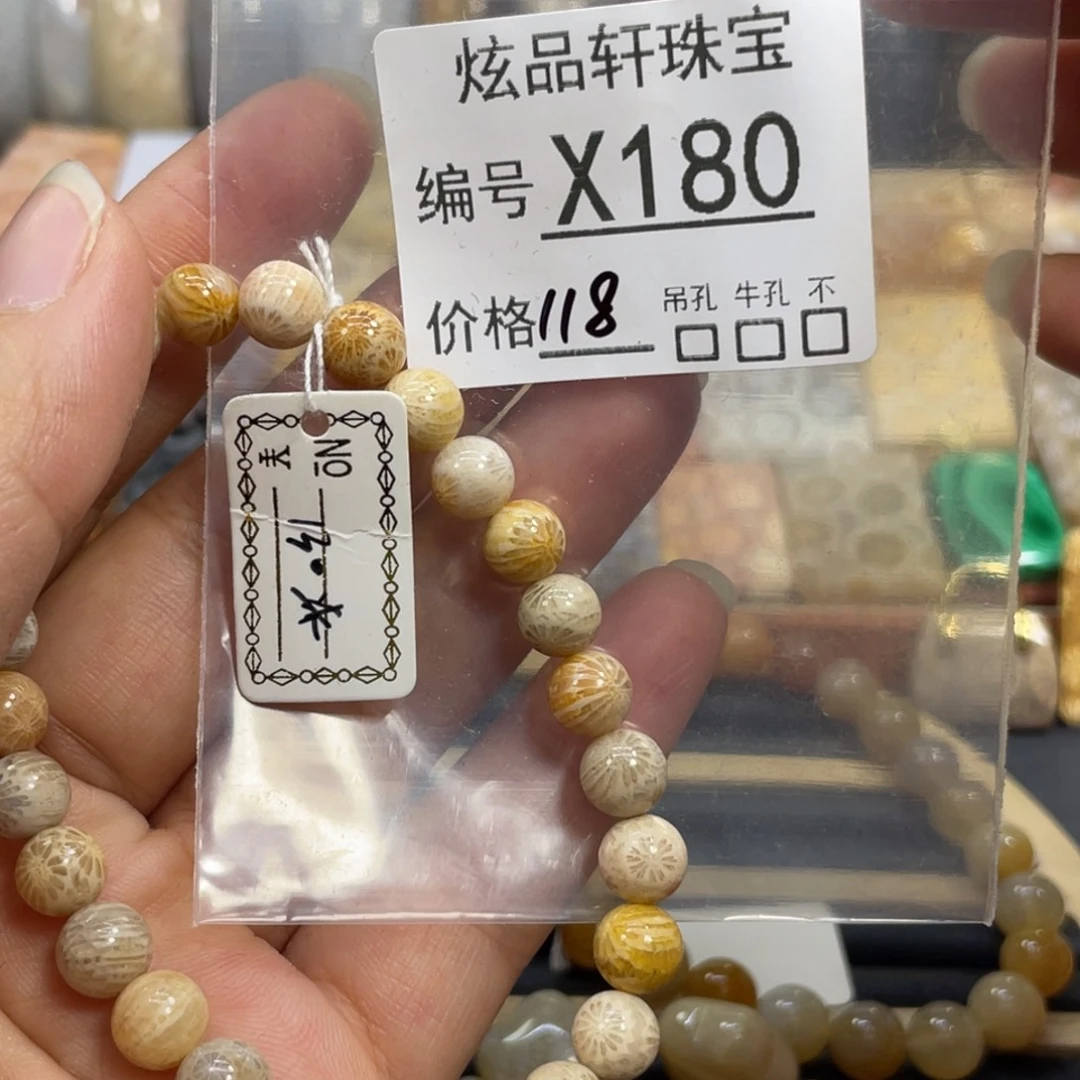 捡****硅化玉未镶嵌颈饰k180