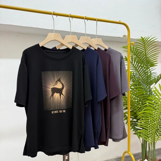 休闲宽松百搭显瘦小鹿衫