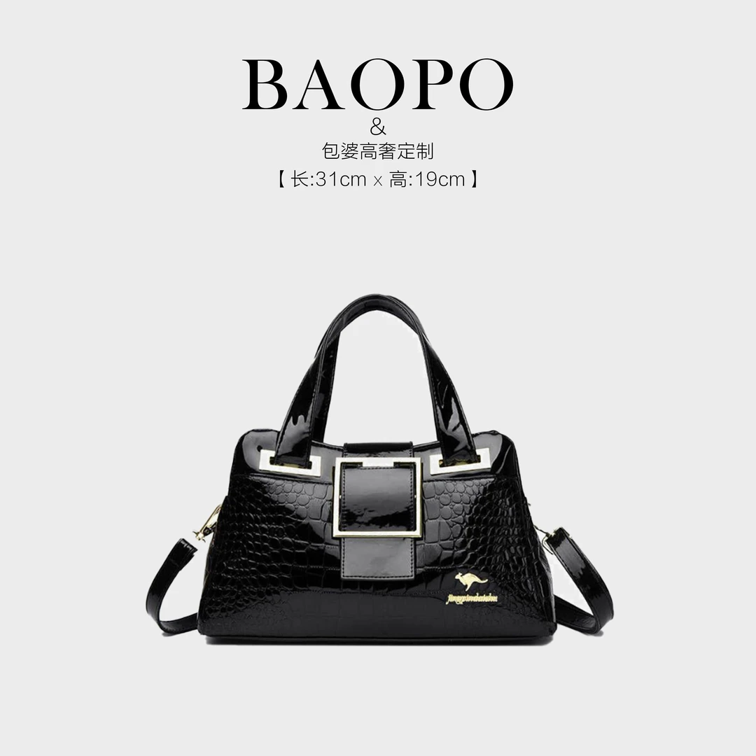【BAOPO】单肩包每一个细节都值得您的欣赏澳黑5257