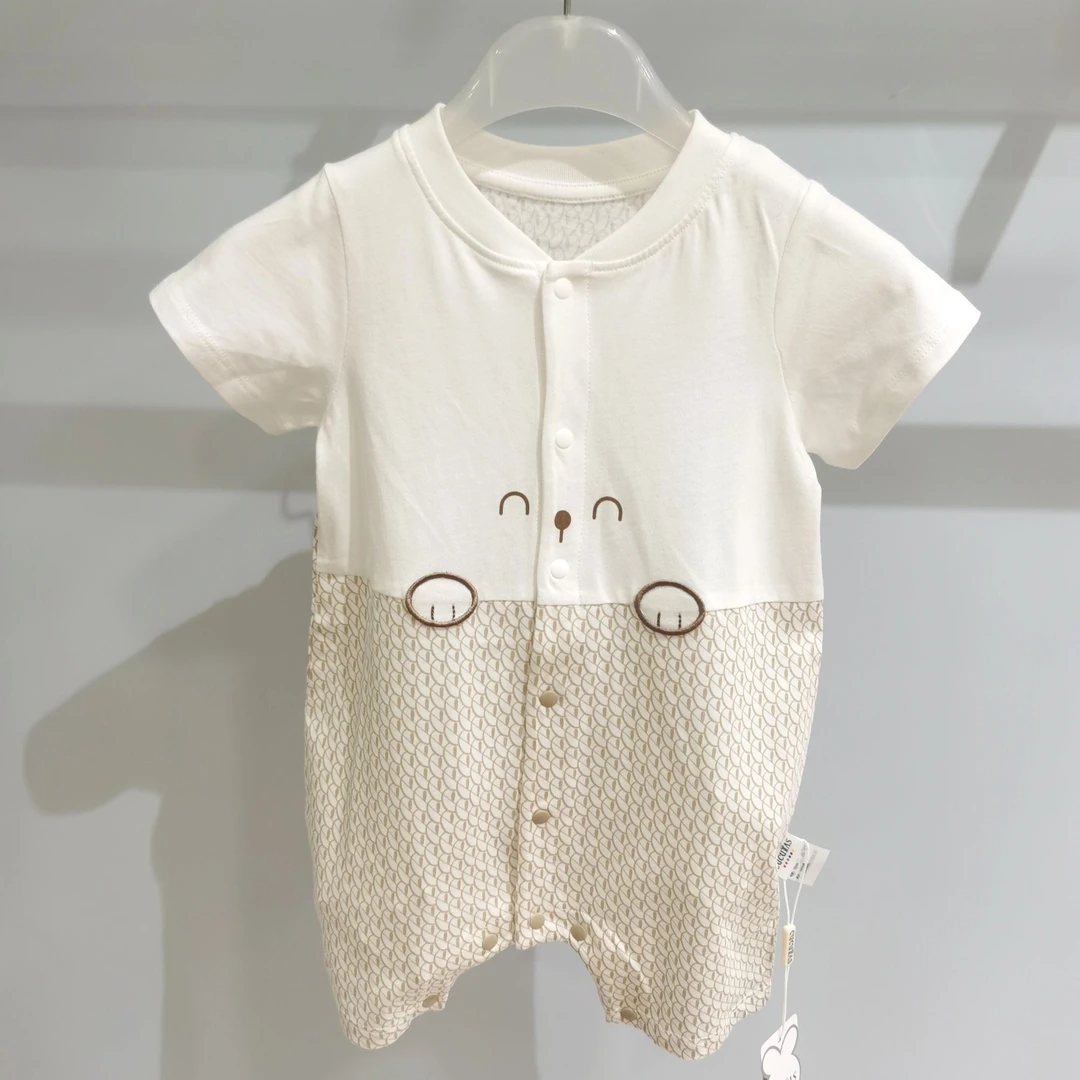 25新款cucutas婴儿宝宝婴幼儿连体哈衣夏季短爬连体衣CY25SUW205