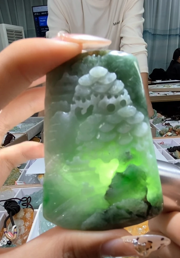 天然缅甸翡翠A货未镶嵌