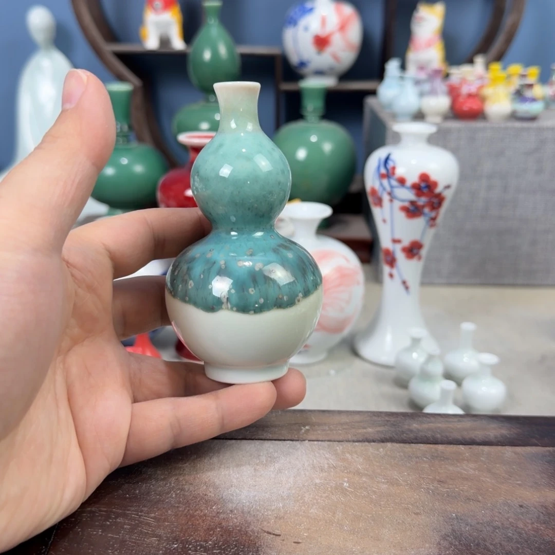 陶瓷手工小花器摆件
