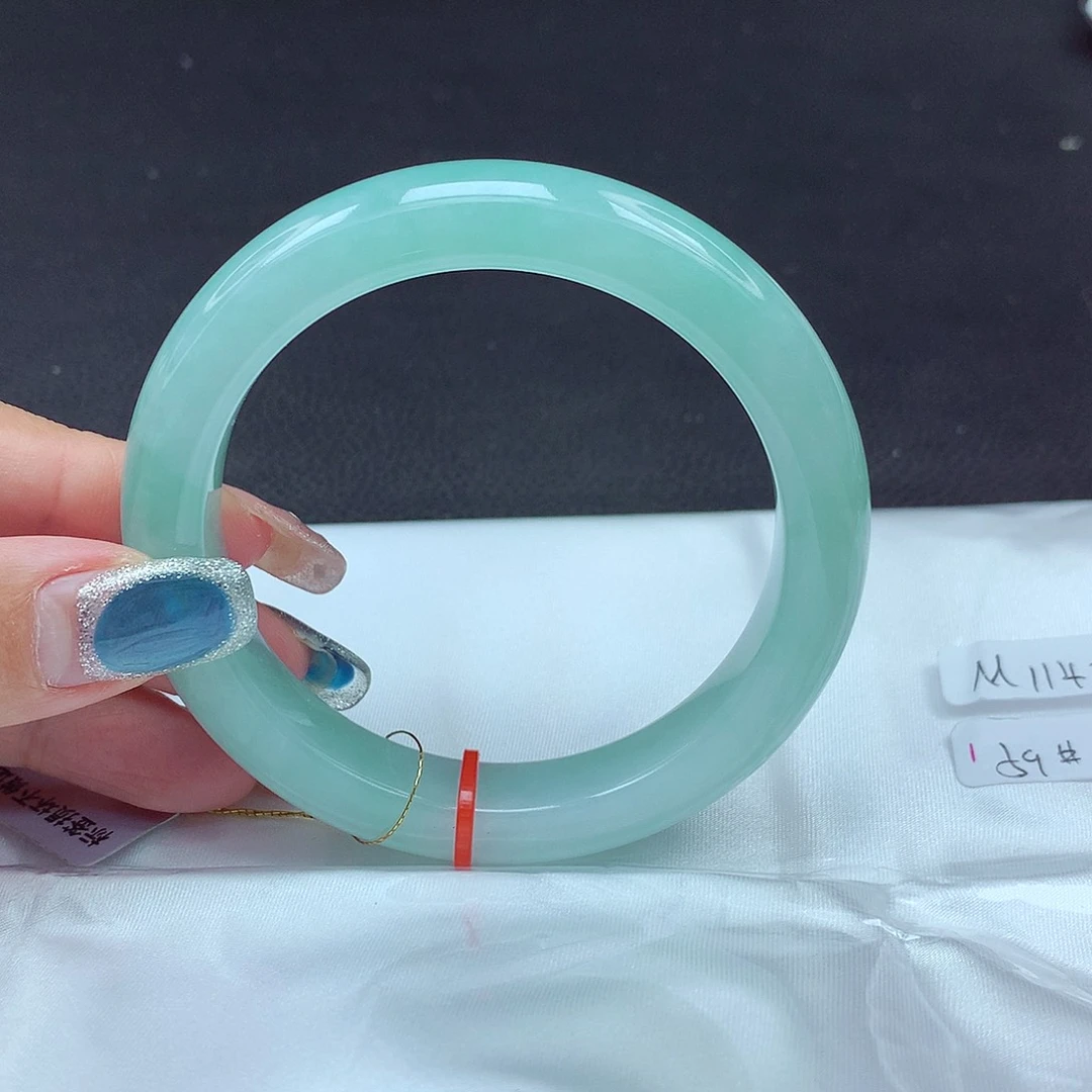 未镶嵌手镯翡翠59圈204