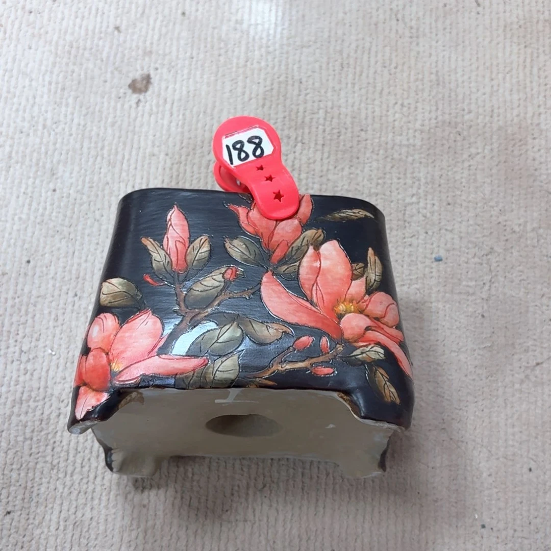 紫砂花盆陶瓷多肉花盆微瑕