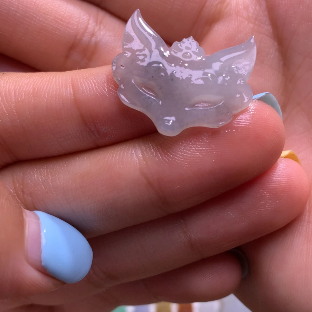 定制翡翠未镶嵌狐狸