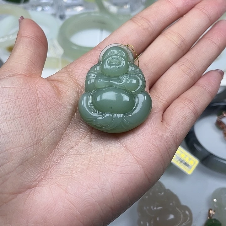 和田玉（糖玉）挂件未镶嵌