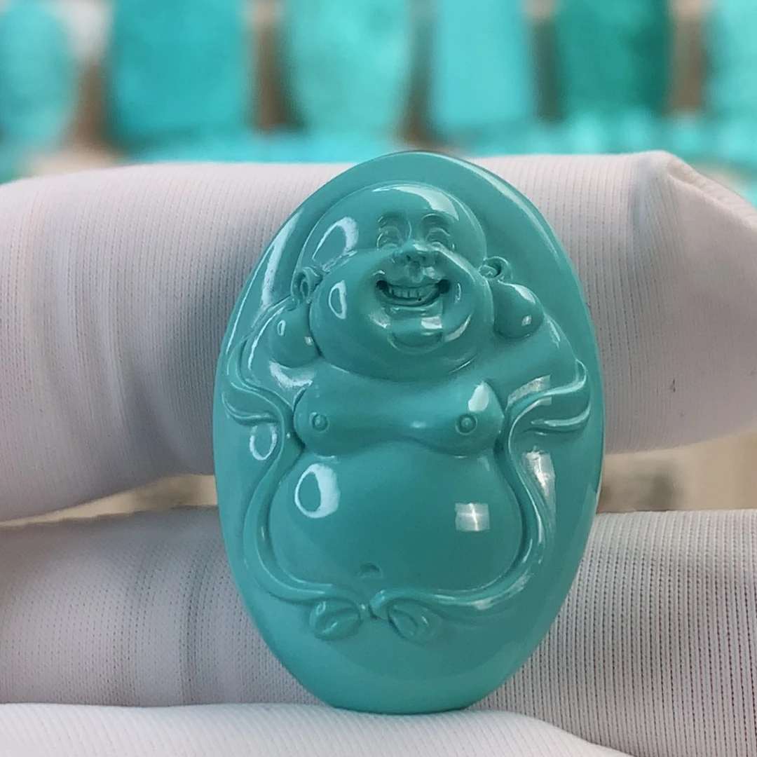 绿松石挂件未镶嵌