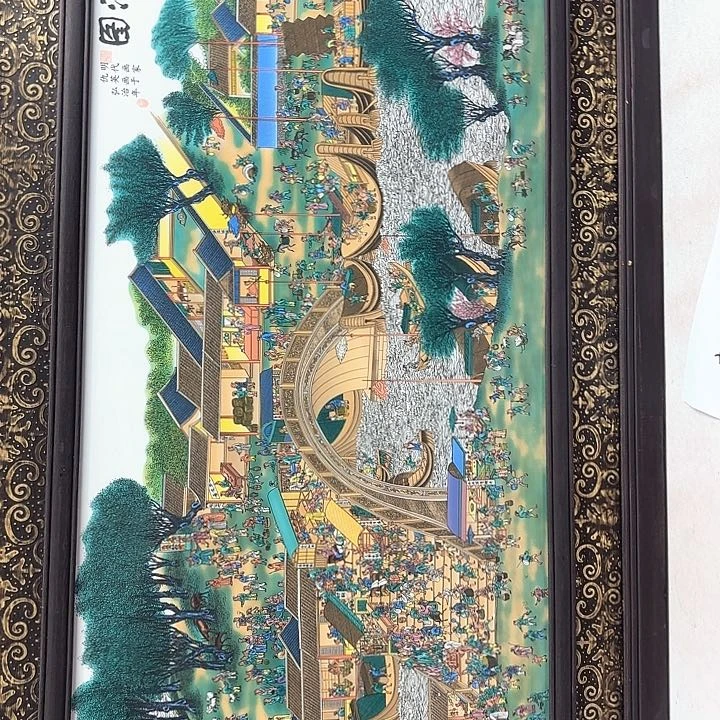 摆件瓷板画景德镇