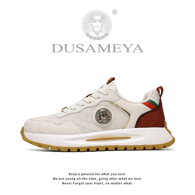 DUSAMEYA/杜莎米娅2025夏季新款网面轻奢时尚透气情侣百搭休闲鞋