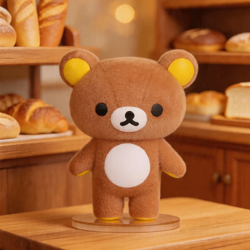 【X11】Rilakkuma轻松小熊正版雪酪缤纷系列 PVC植绒盲盒七夕礼物