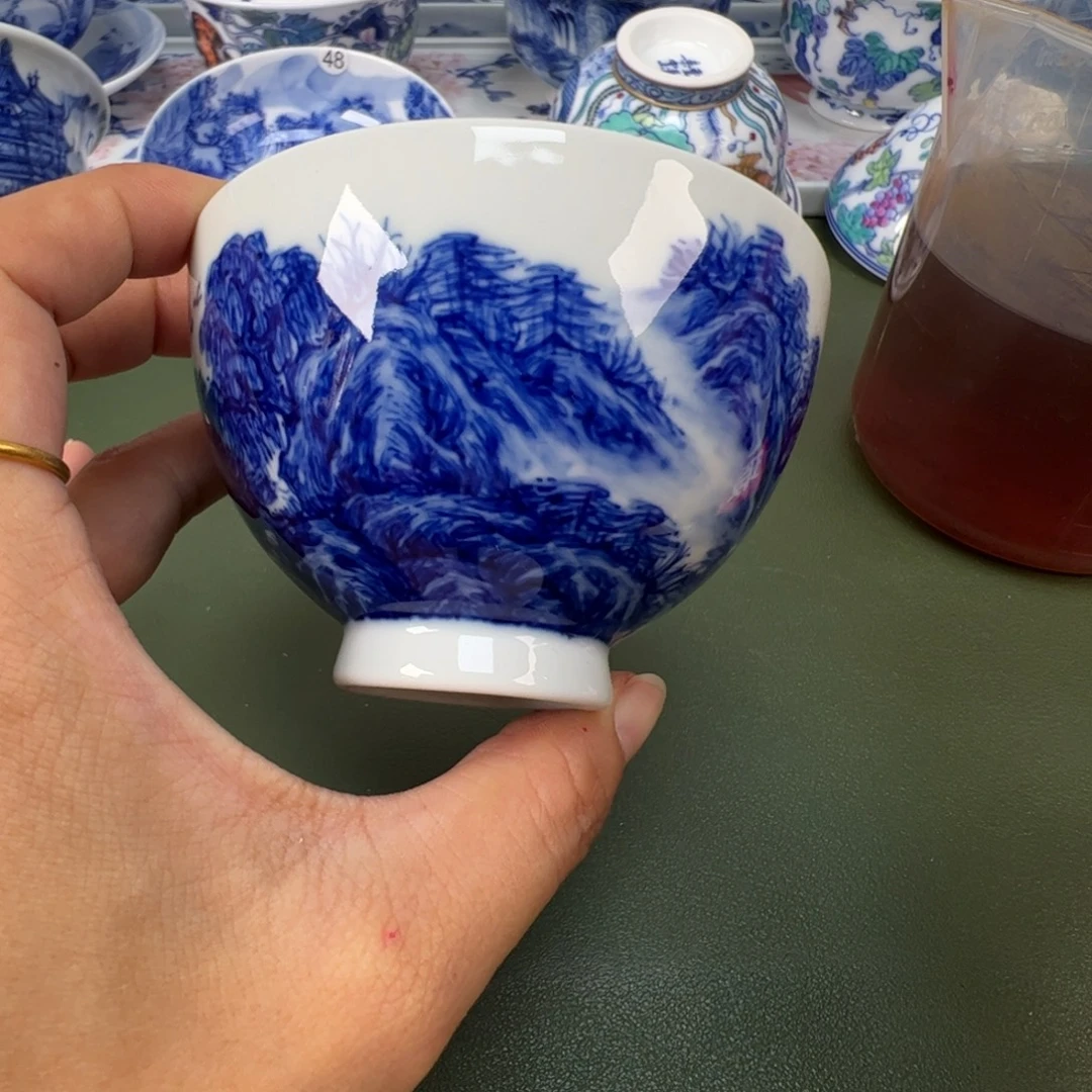 景德镇纯手工纯手绘茶具木木79