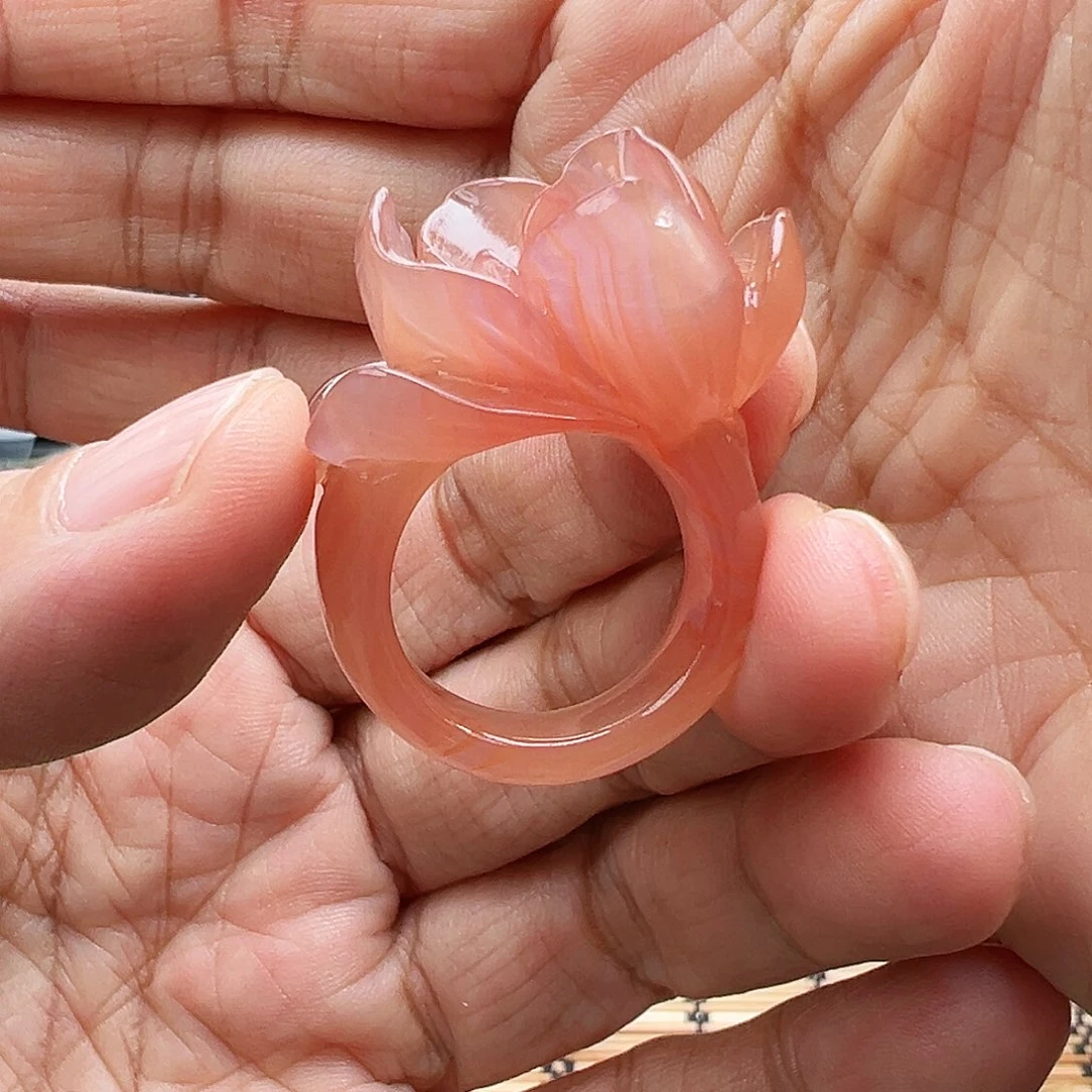 未镶嵌玛瑙/玉髓珠宝半成品虹*