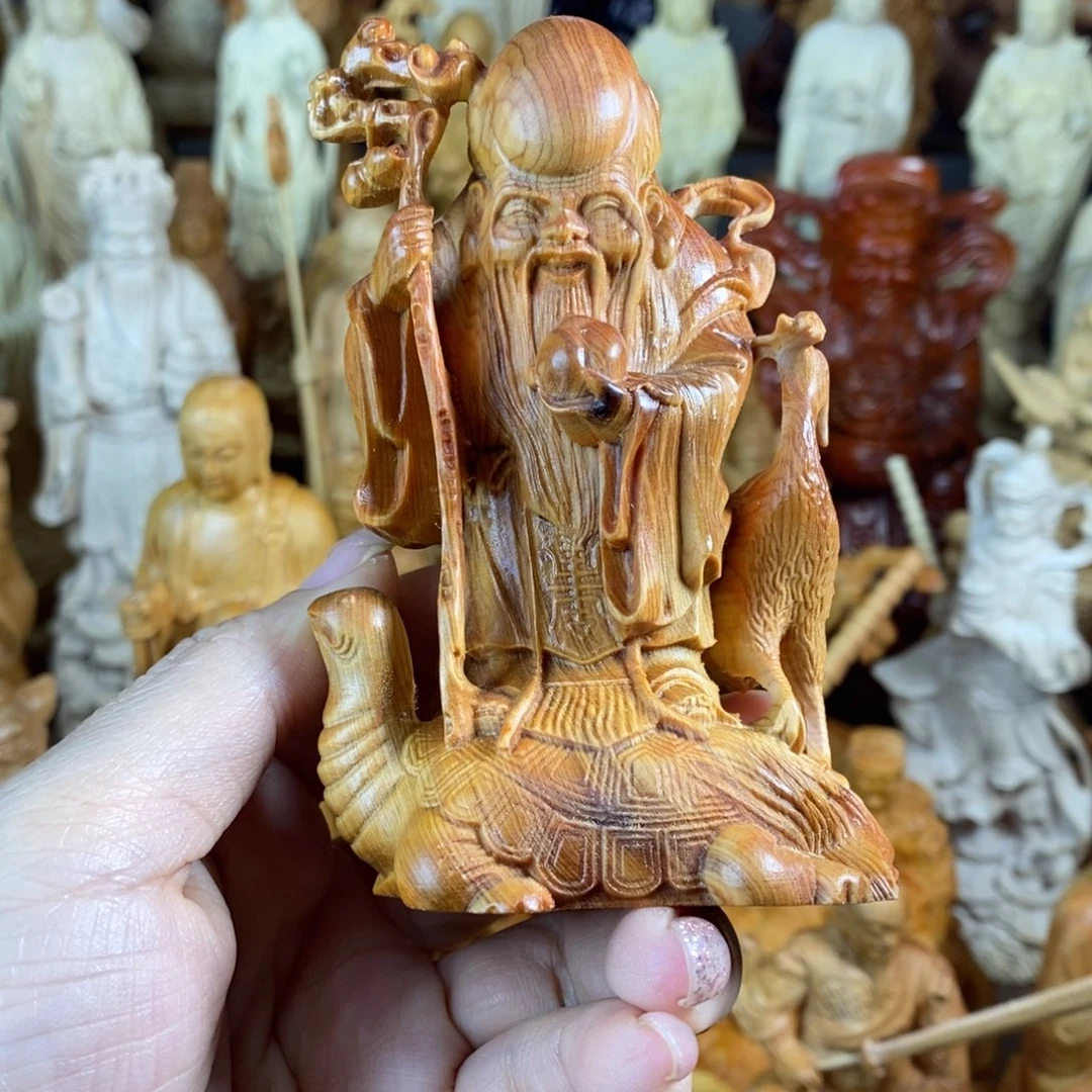 木崖柏10高龟鹤寿星公微瑕