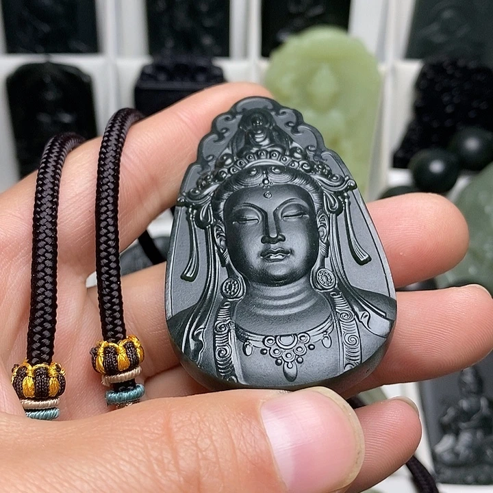 和田玉（青玉）未镶嵌颈饰