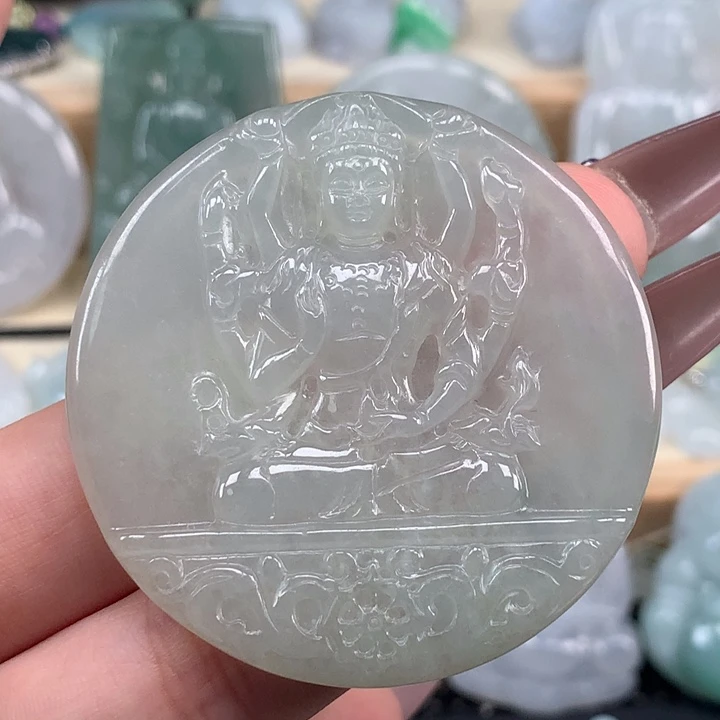 颈饰未镶嵌翡翠千手