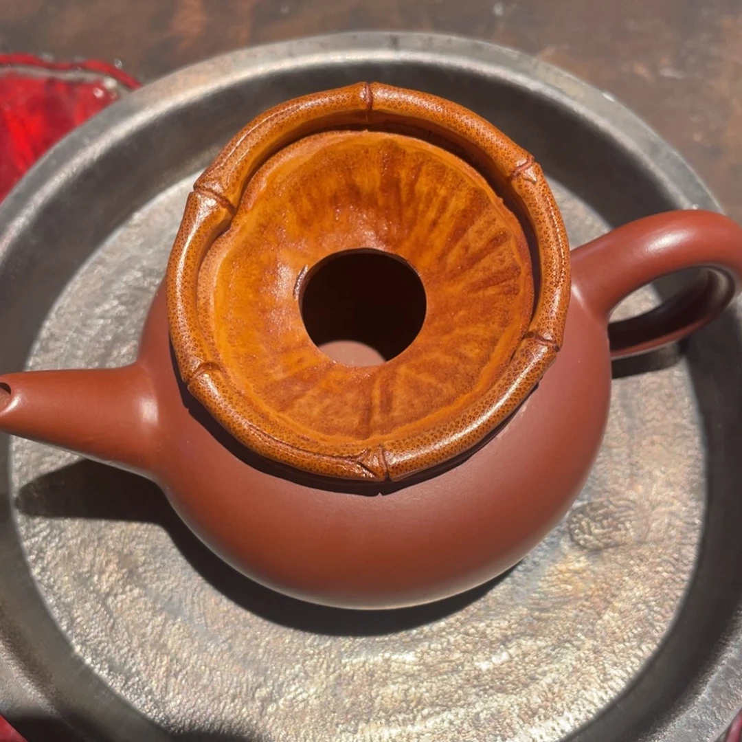紫砂茶道阳*竹节投茶器