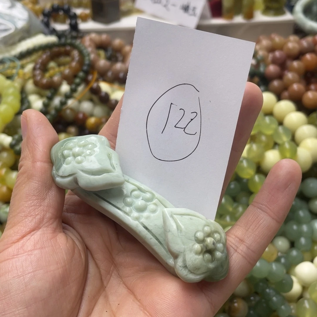 蛇纹石玉手链未镶嵌