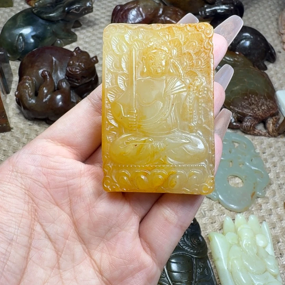 白玉菩提吊坠挂件