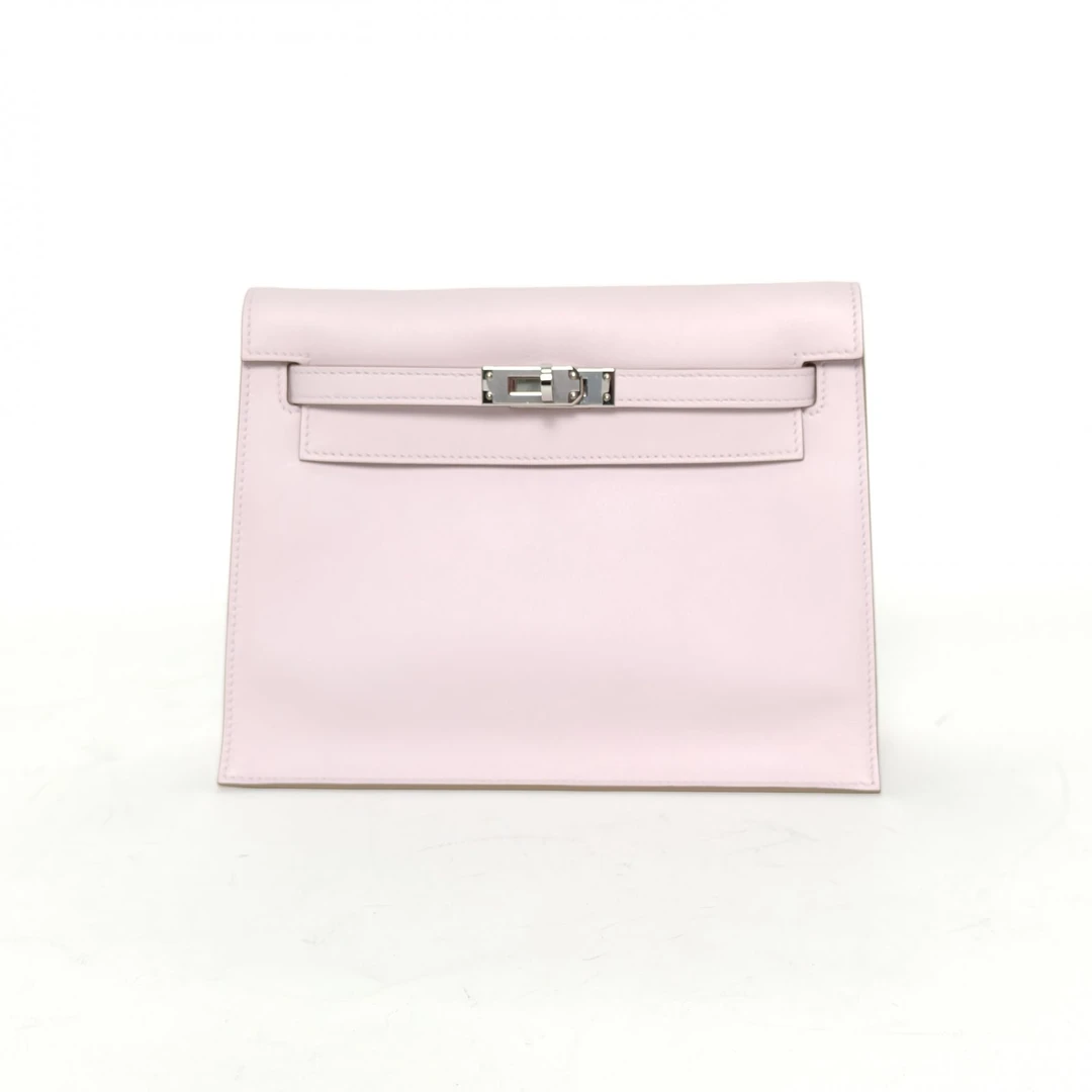 未使用 Hermes/爱马仕 小花6枫 Kelly Danse 梦幻紫 Swift皮 W刻