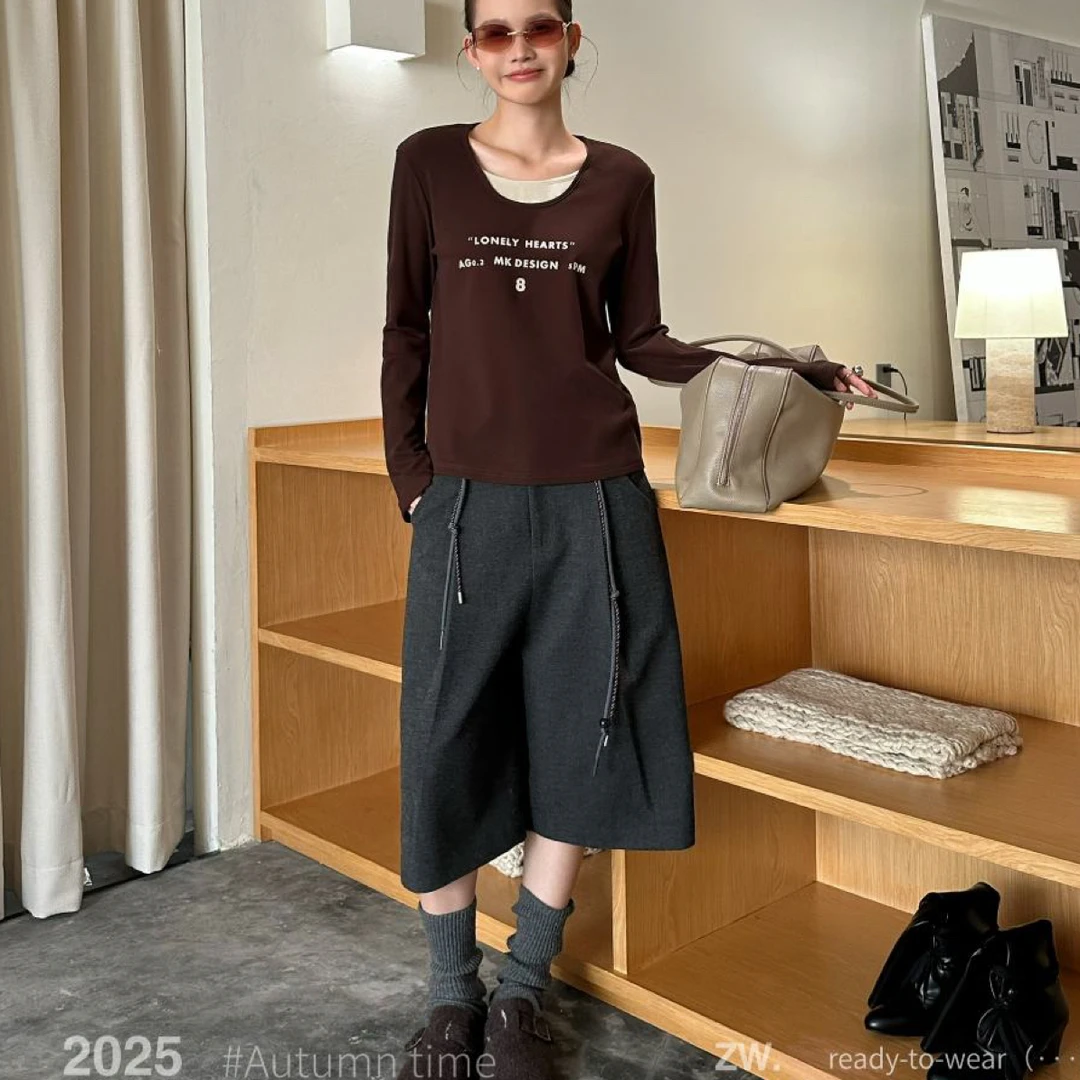 《GZZY》#23513秋冬韩系Q弹T