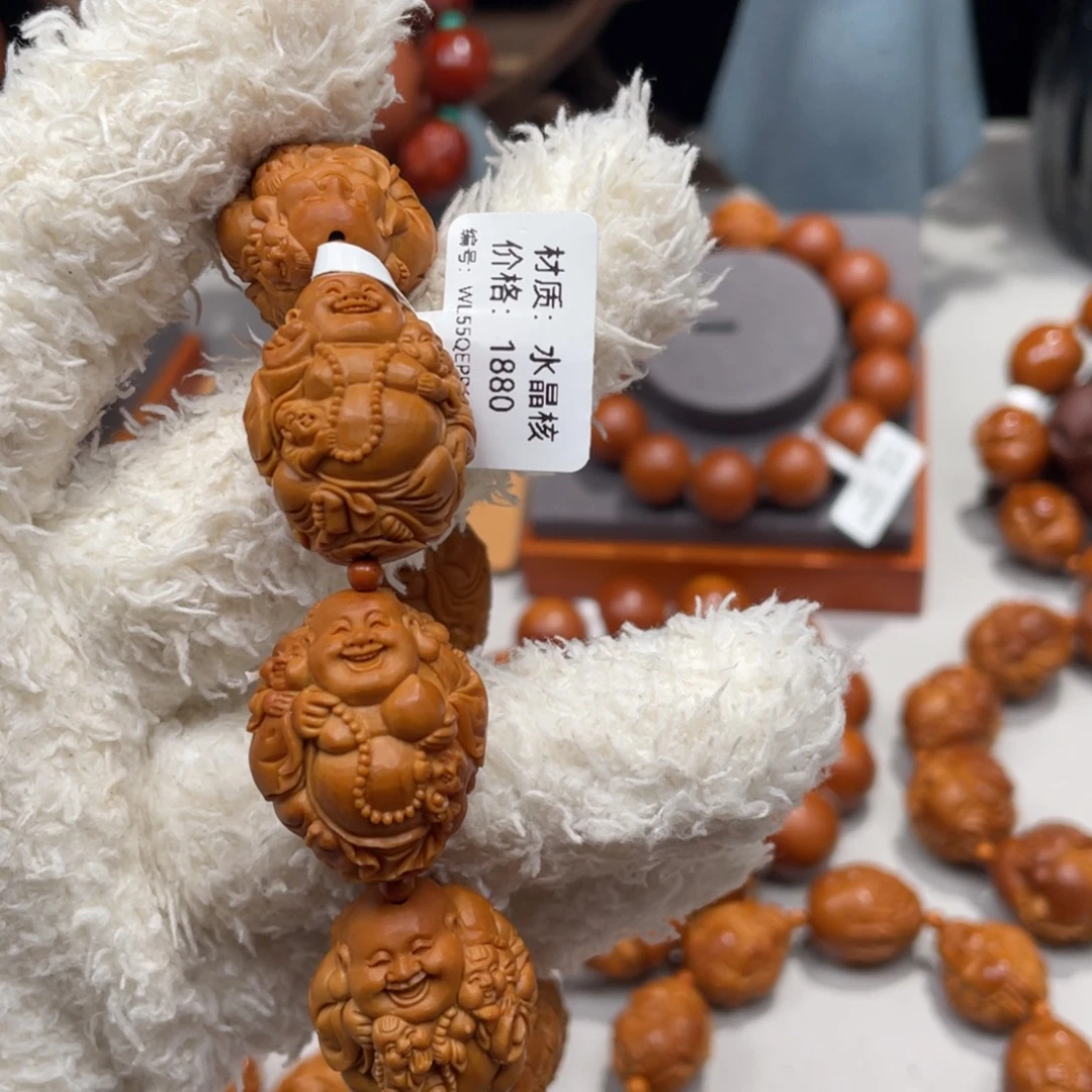 橄榄核手串/手链五子弥勒2228