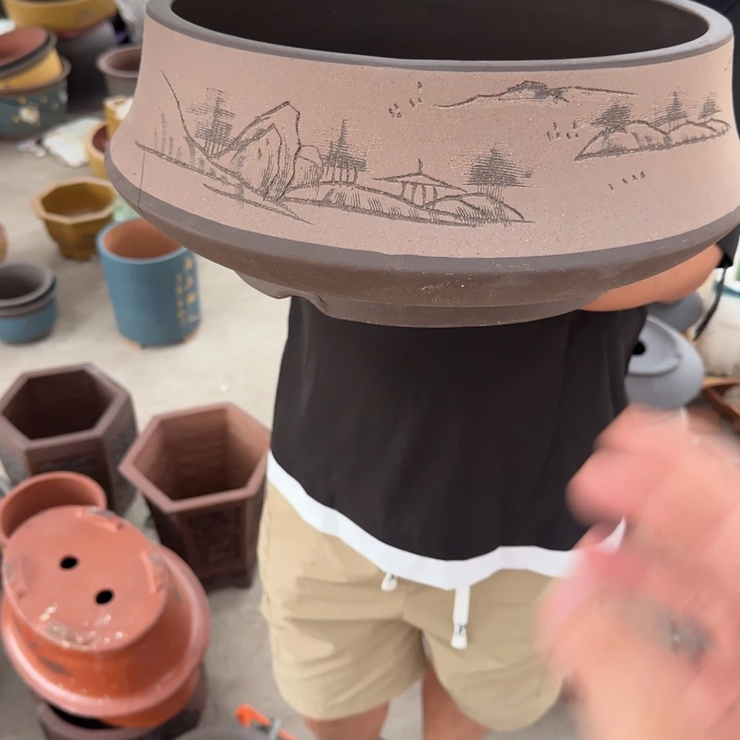 花盆紫砂口径23.12口径