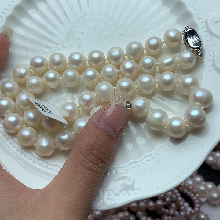 淡水珍珠10-11未镶嵌x30项链