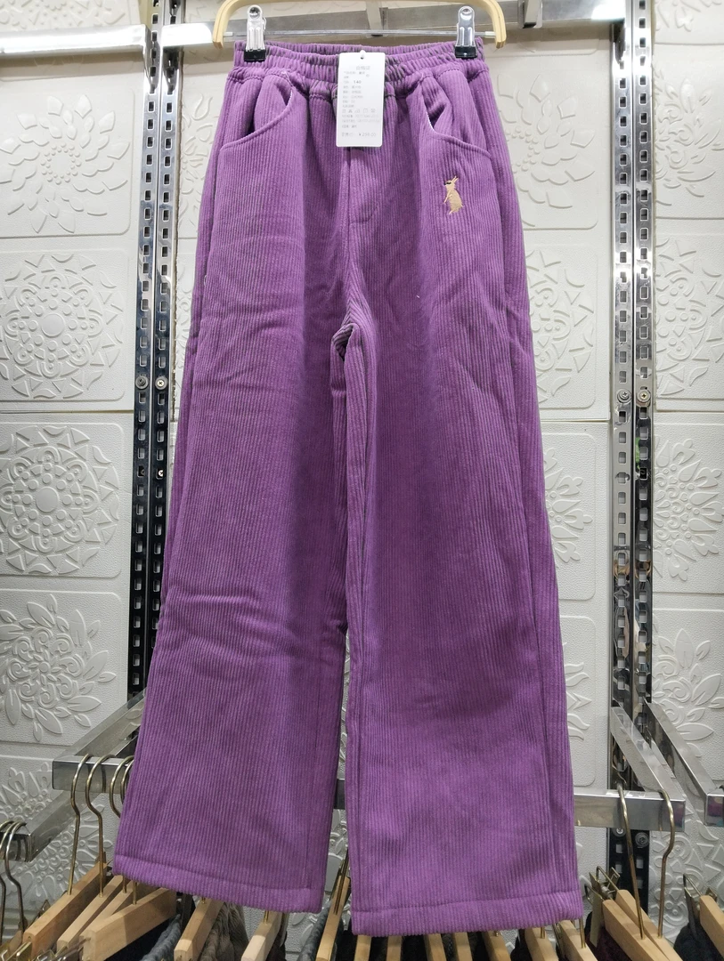 女童阔腿裤，一体奥利绒140-170码中大童