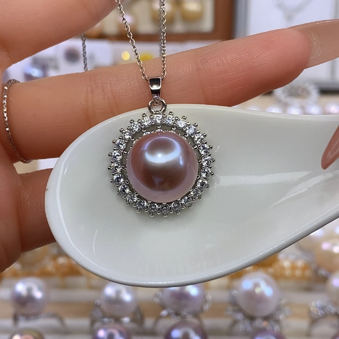 合金颈饰淡水珍珠F