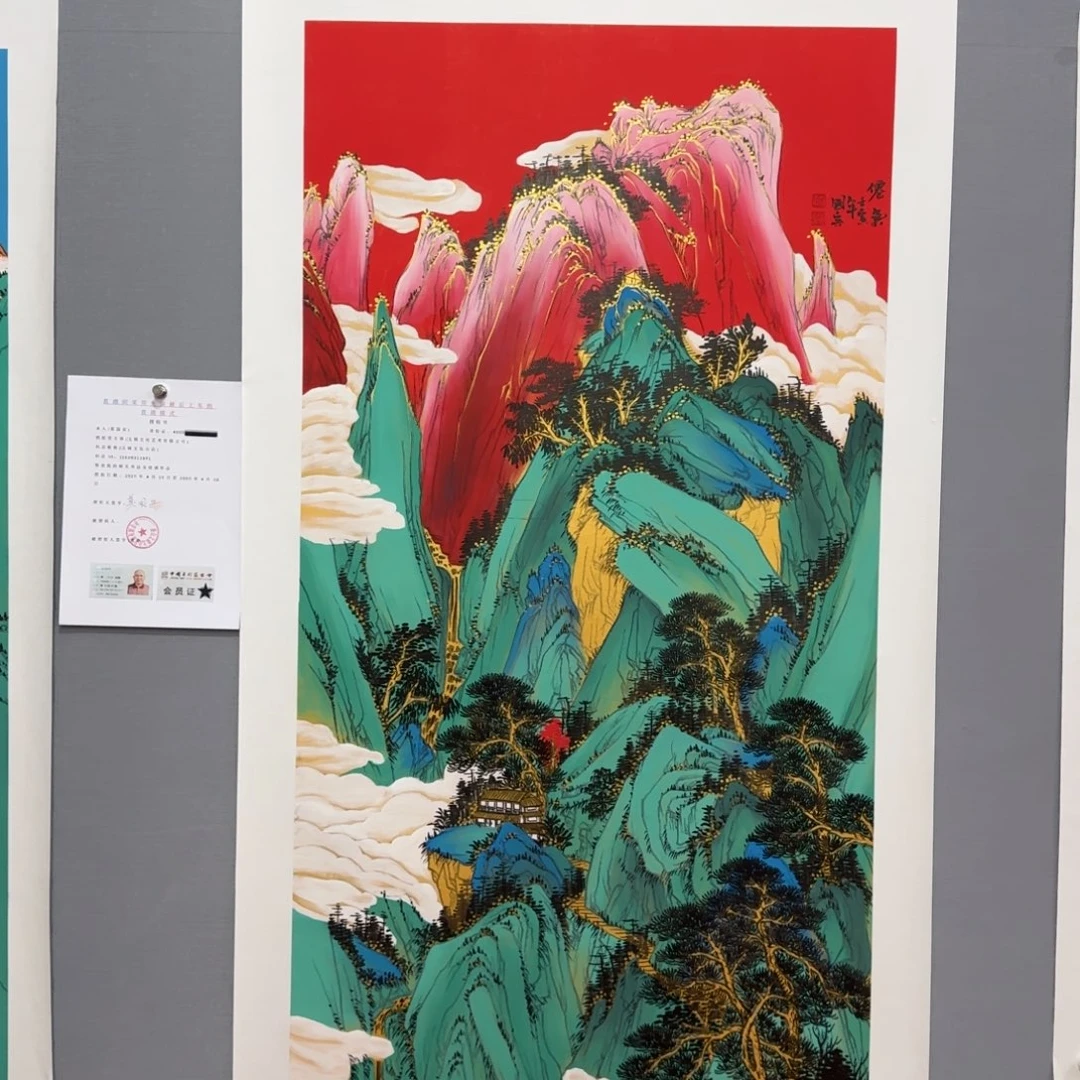 国画莫国宾画作欣赏
