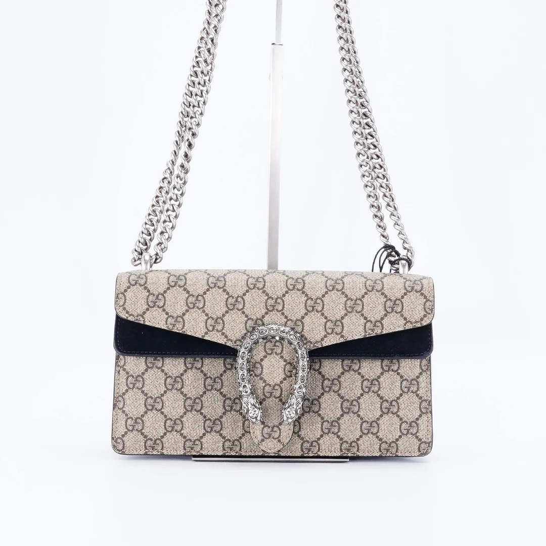99新 GUCCI/古驰 【白菜】款酒神中号钻扣款包/BG22012651/98新