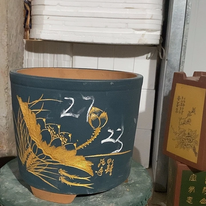 紫砂花盆紫砂花盆