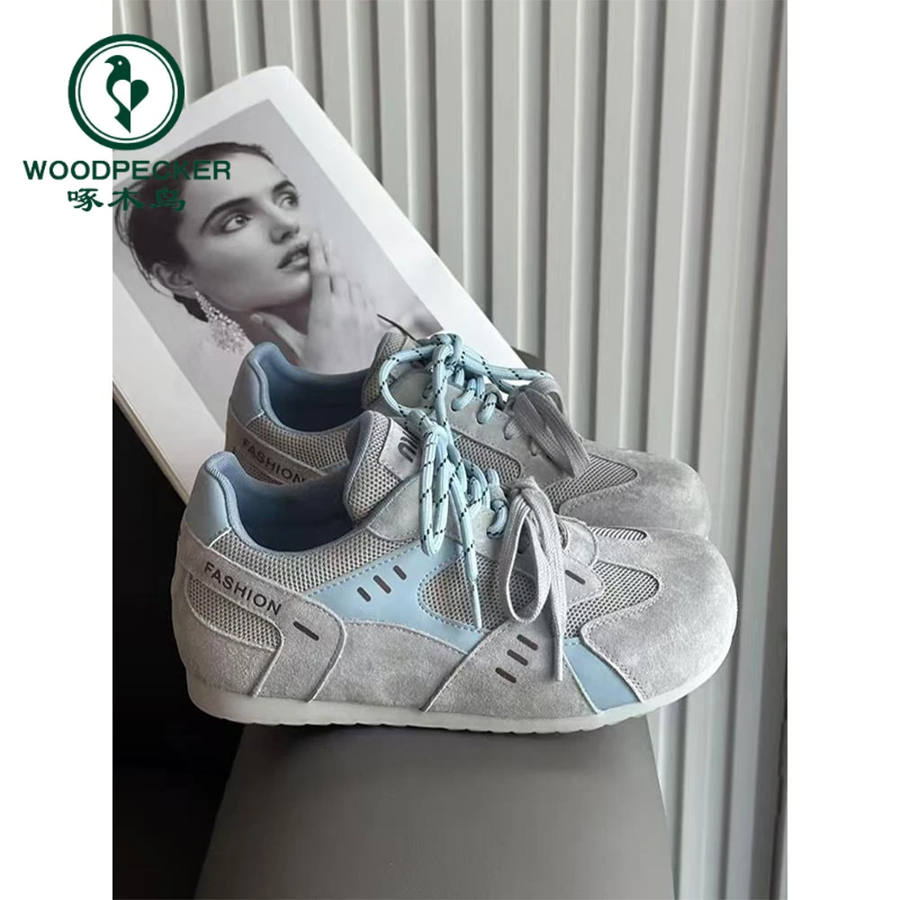 啄木鸟德训鞋女款2025新款爆款软底轻便休闲鞋透气学生板鞋女鞋子