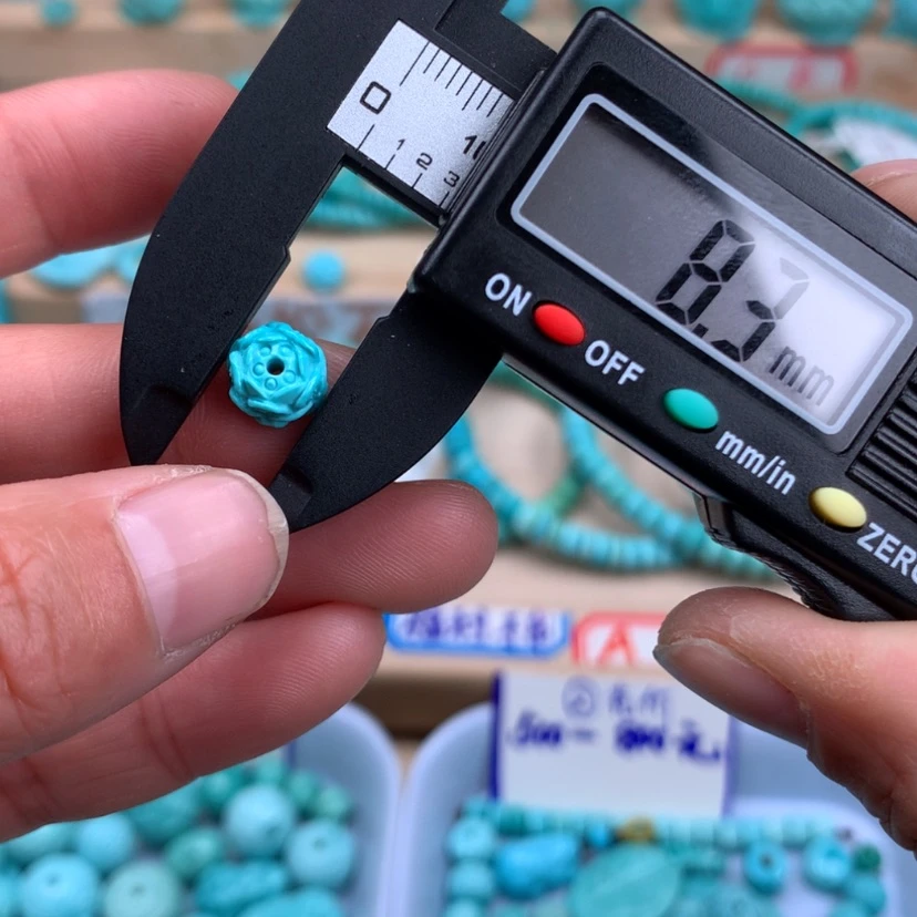 【闪购商品】绿松石莲花珠未镶嵌