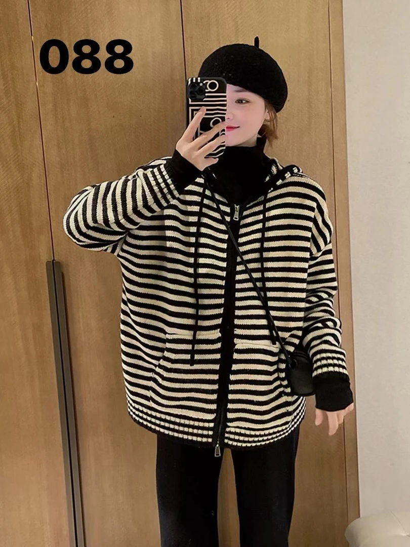 088针织开衫轻熟风女长袖春季网红百搭女装上衣设计师毛衫