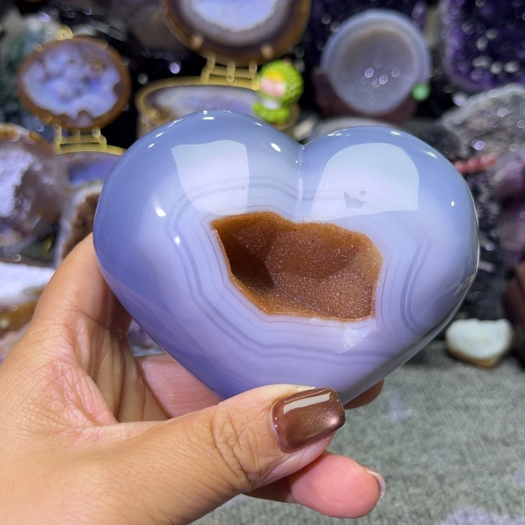 紫晶摆件未镶嵌水晶