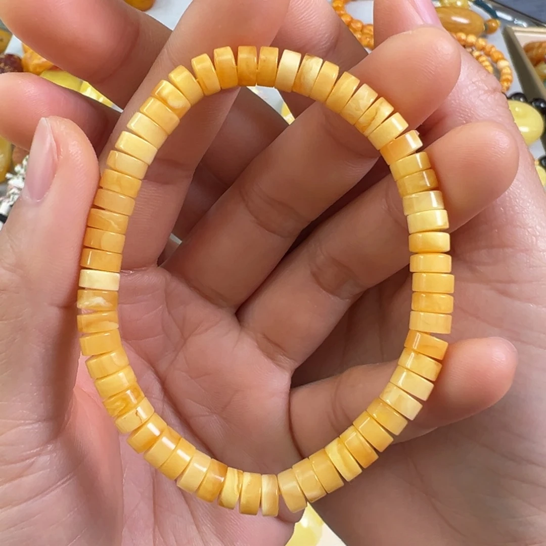 蜜蜡裸石未镶嵌蜜蜡