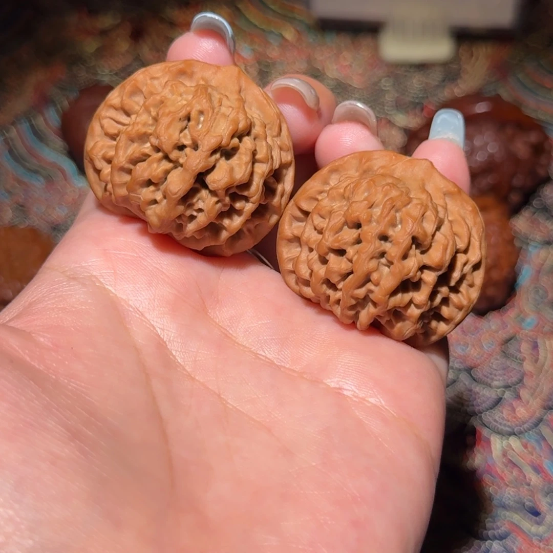 核桃把件164号39秦闷秦闷文玩核桃